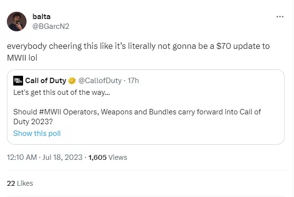 Twitter Post