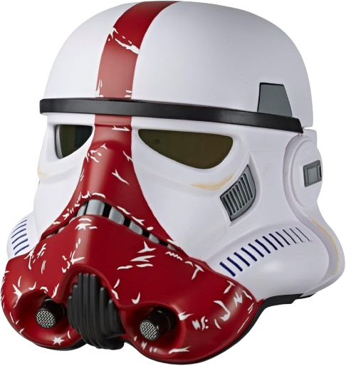 TAR WARS The Black Series The Mandalorian Incinerator Stormtrooper Premium Electronic Helmet