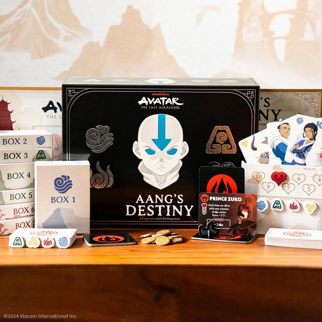 Avatar: The Last Airbender: Aang's Destiny, Cooperative Deck Building Strategy Board Game