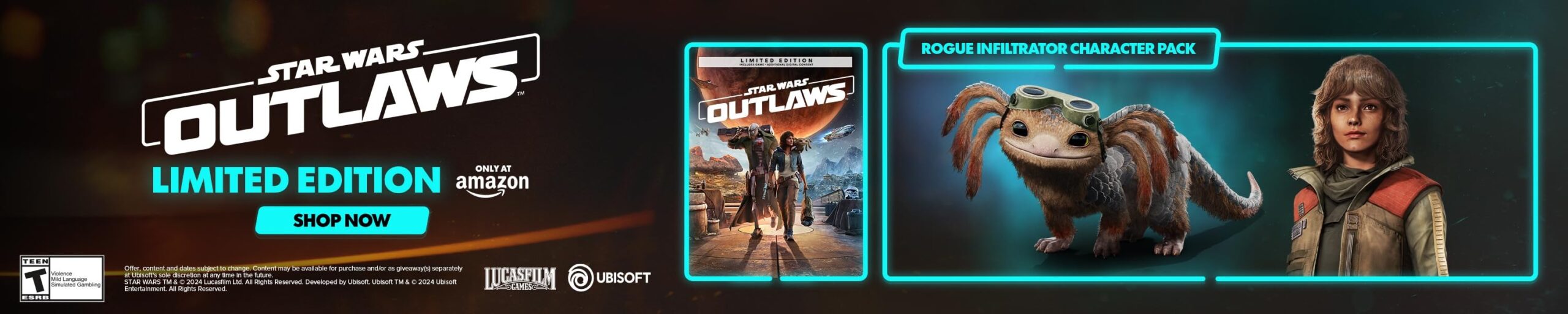 Star Wars Outlaws - Limited Edition (Amazon Exclusive), PlayStation 5 Star Wars Outlaws - Limited Edition (Amazon Exclusive), PlayStation 5